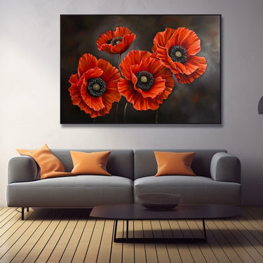 Poppy Flowers Painting